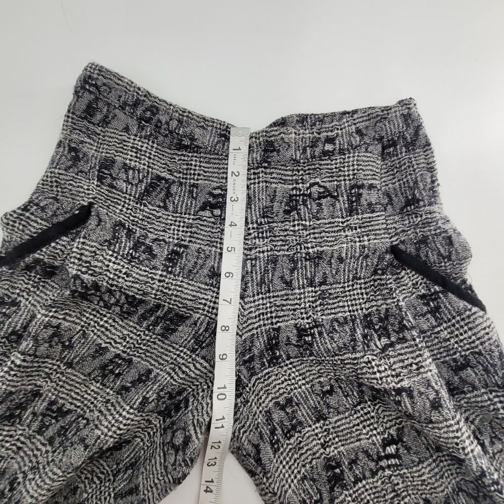INGRID MUNT knitted black white straight leg wool viscose pants size small - Picture 7 of 11